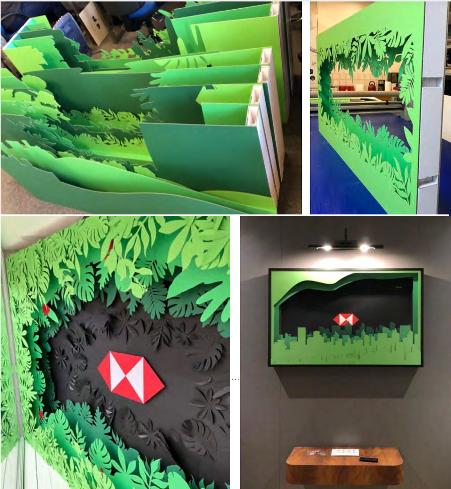 HSBC - Davos sustainability installation